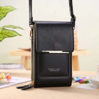 Women Bags Soft Leather Wallets Touch Screen (Multi Colour)